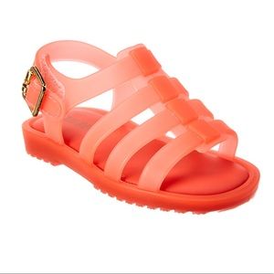 Coral Mini Melissa Sandals